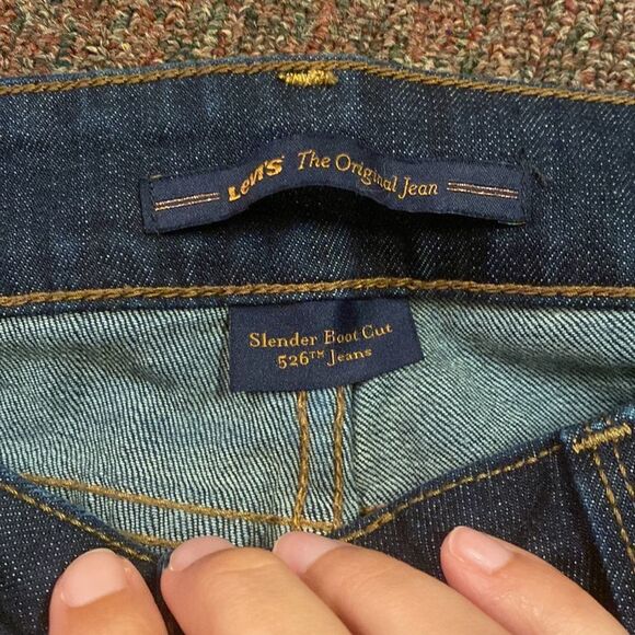 Levi’s slender boot cut 526 size 12 - Picture 5 of 7